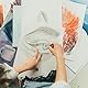 Dickes Druckerpapier A4, Fotokarton A4,50 Blatt 300gsm Dickes Papier Dickes Druckerpapier Kartonpapier A4 White (210 x 297 mm)