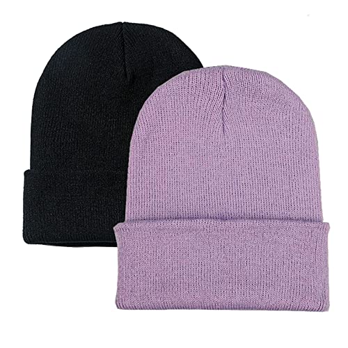 Image of NPJY Unisex Beanie for Men and Women Knit Hat Winter Beanies