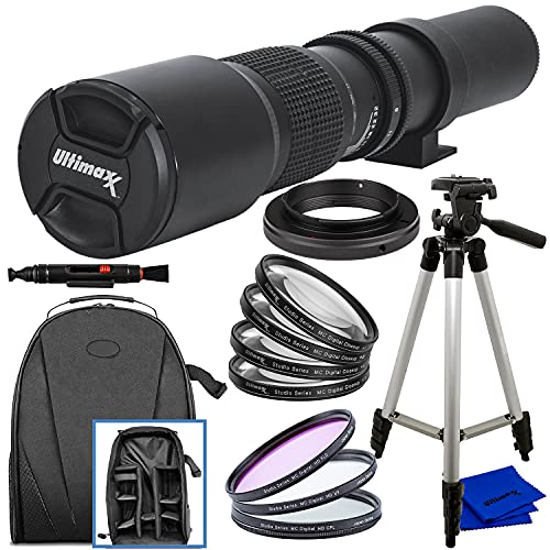 Amazon.co.jp: Ultimaxx 500mm f/8 手動マルチコートプリセット望遠
