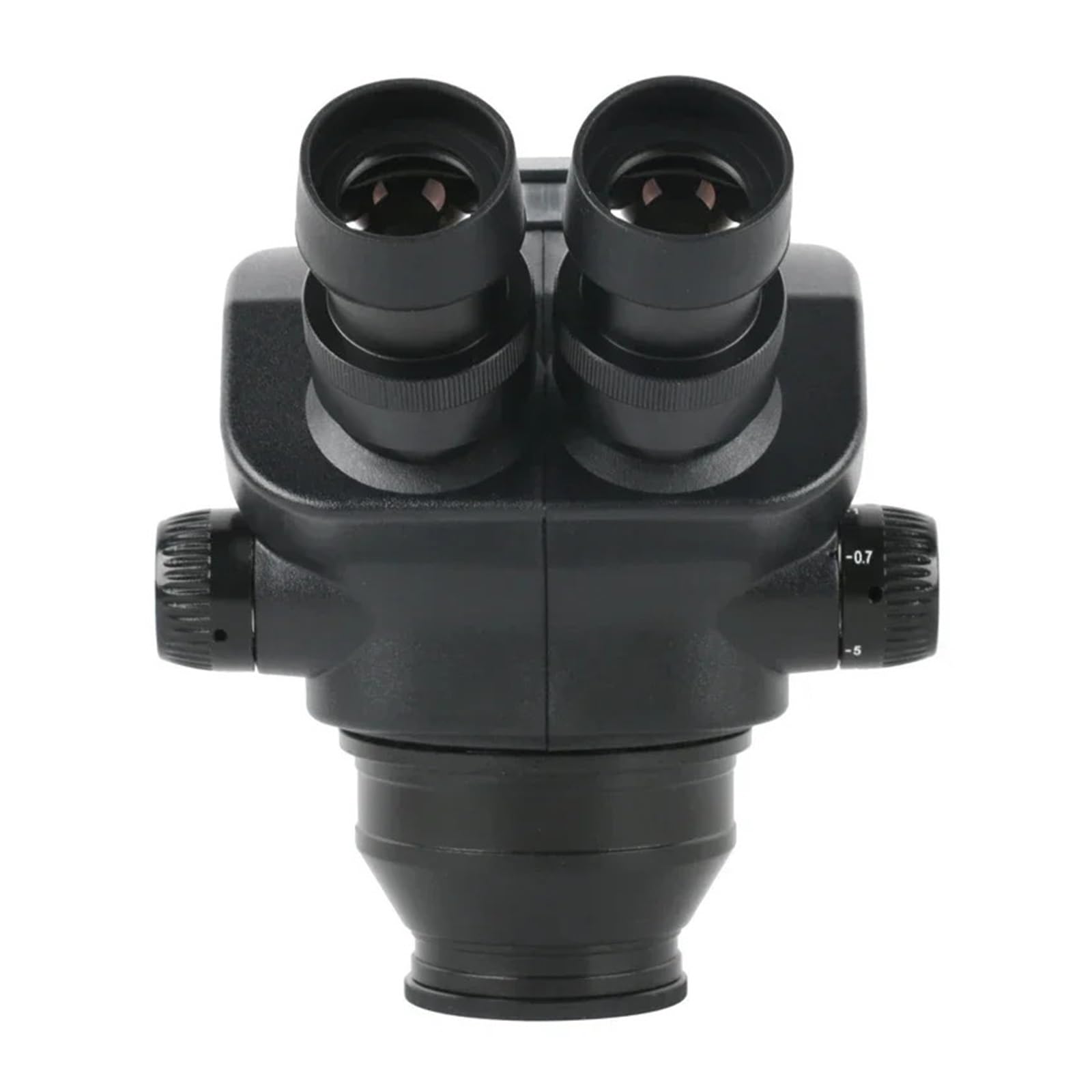 Testa for microscopio trinoculare stereo con zoom simul-focale 7X-50X