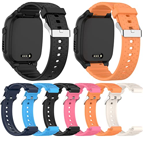 Tyogeephy Compatible with Xplora X5 play/X5 Strap, Silicone Watch Band Sport Strap for Xplora X5 play/X5, 6 Colors - Image 2