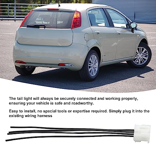 4-poliger Rücklicht-Kabelbaum, Rücklicht-Kabelbaum-Stecker, Ersatz für Grande Punto 2006–2012, 147 156 159