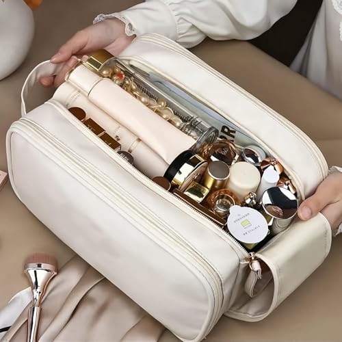 ZBDZSW - Neceser Multifuncional para Mujer, Gran Capacidad, portátil, para Viaje, para brochas de Maquillaje, artículos de tocador, Almacenamiento práctico