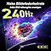 Amzfast Gaming Monitor 32 Zoll Curved – 240Hz, FHD 1920x1080, 1 ms MPRT, 1500R, Adaptive Sync, HDR, sRGB 125%, VESA 100x100, HDMI 2.0 & DP 1.4 (AMZG32C1F)