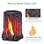 TONULAX Solar Lights Outdoor,Stump On Fire Torch Lights,Flickering Flame Lantern Lights,Solar Powered Landscape Decoration Lighting for Garden Patio Pathway Deck Yard Decor(2 Pack), Resin, Copper