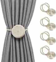 Attache Rideau Aimantée Paquet De 4 Embrasses De Rideau Magnétiques Attaches Décoratives Pour Embrasse Rideau Aimantee
