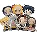 7Pcs Classic Anime Devil's Blade Carino Giocattoli di Peluche Demon Slayer Peluche Yaiba Tanjiro Nezuko Bambole Regali per bambini Decorazione del fumetto 20cm