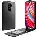 Produktbild Kompatibel mit Xiaomi Redmi Note 8 Pro Hülle, PU Leder Brieftasche Klapphülle Handytasche mit Magnetverschluss Standerfunktion [Kartenfach] Flip Case Ultra dünn Stoßfest Schutzhülle Schale Black