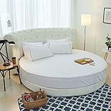 3. Decoración única para el hogar: equipada con la ropa de cama que necesita, esta cama extragrande glamorosa agrega un toque lujoso y elegante a su habitación: diseño único y una variedad de paletas para complementar todos sus otros accesorios decorativos Úselo juntos para cambiar su habitación y se vuelve radiante en solo unos minutos.