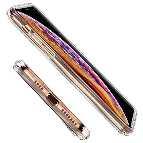 Image of WOW IMAGINE Crystal Clear Transparent Back Case Cover Compatible Apple iPhone X | Full Device & Camera Protection Shockproof TPU Silicone Back Cover Case - Transparent