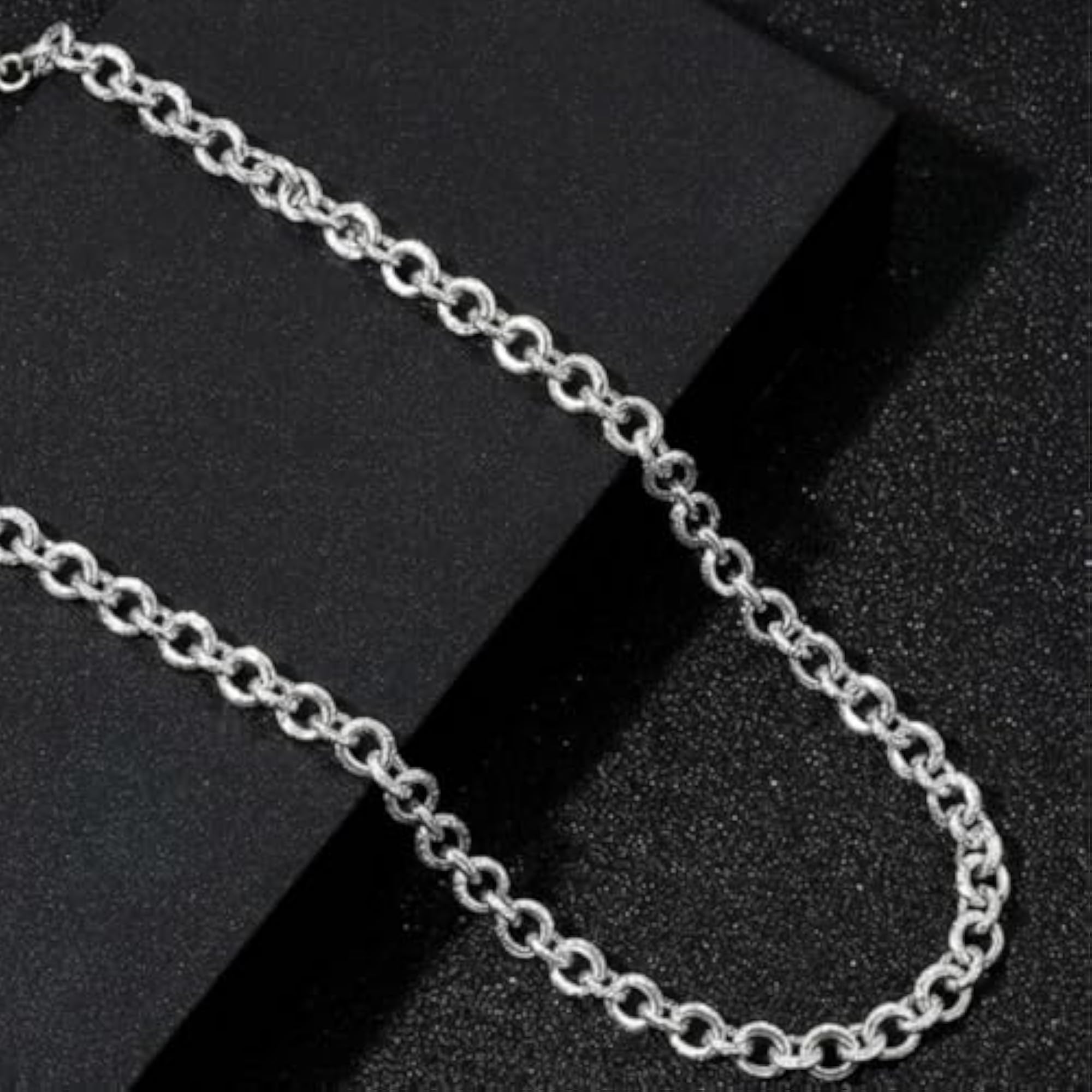 Men's Silver Chain, Stylish Accessory