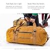 Eagle Creek No Matter What Duffel Bag - Eco Friendly Duffel for Sustainable Travel - Adjustable Shoulder Strap - Multiple Carry Options - Easy to Store - Smoke - 40L