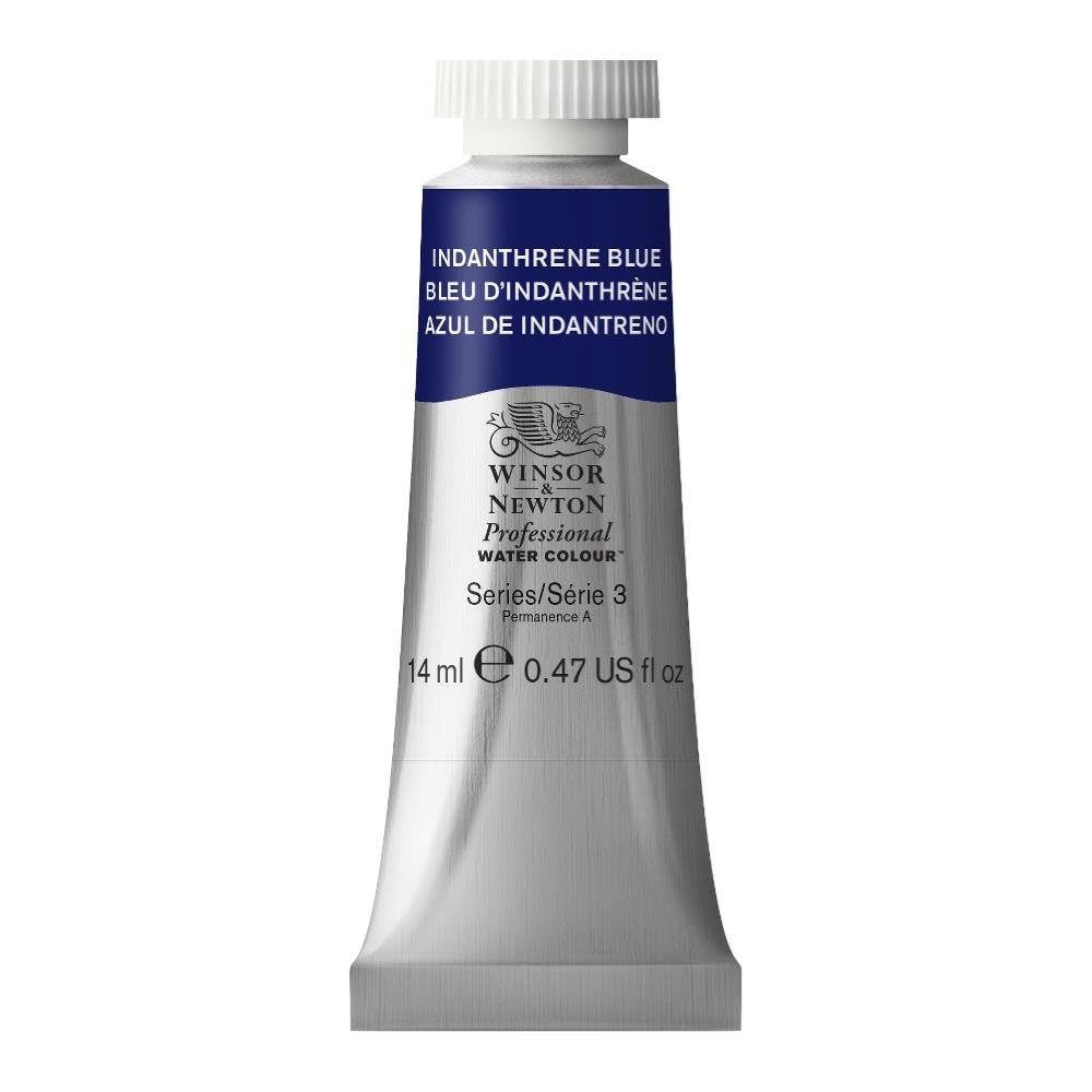 Winsor & Newton 14 ml Tube Professional Water Colour Paint, Indanthrene Blue — image 1