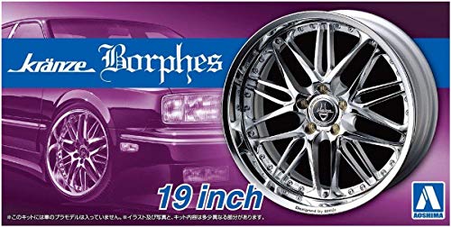 Jantes Borphes 19" Aoshima 1:24 kit de pièces détachées pour maquette plastique