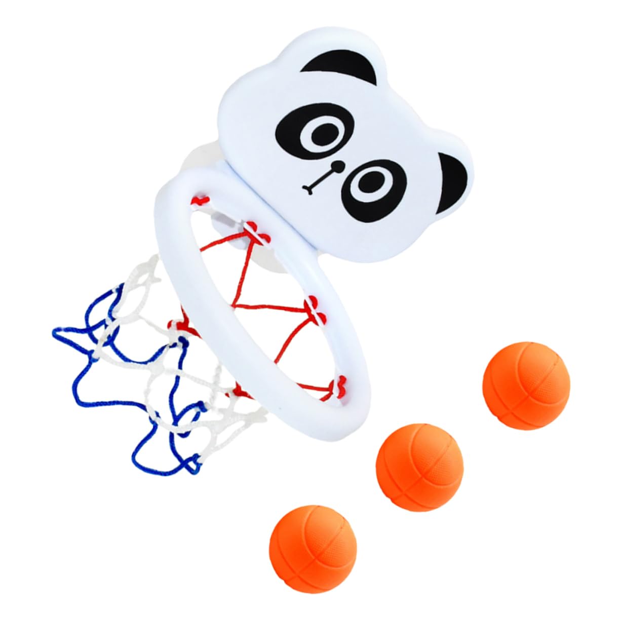Toyvian Baby Bath Basketball Toy Suction Cup Basketball Plaything Random Style