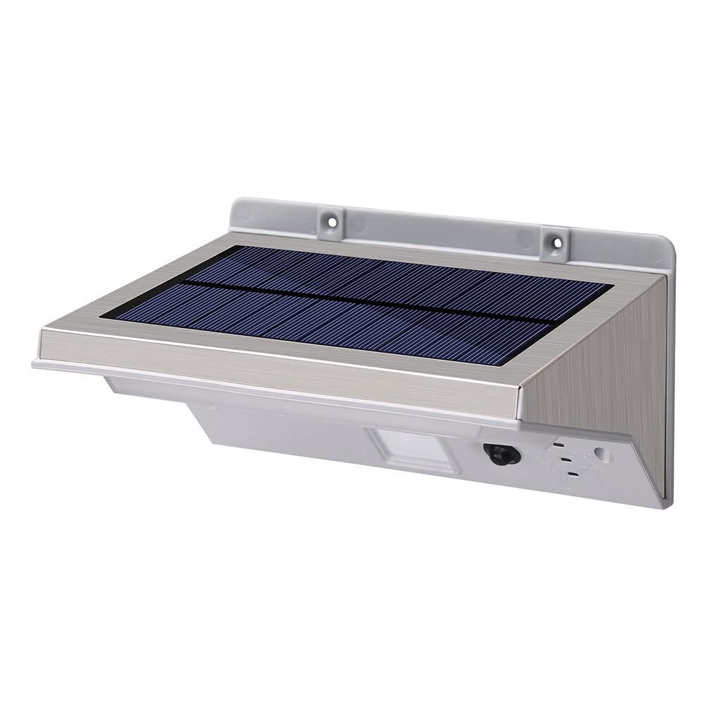 Lampe solaire extérieur étanche en inox style chinois moderne pour illuminer les balcons et patios