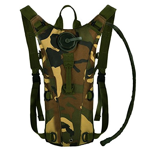 Bormart 3L 3 Liter 100 Ounce Hydration Pack Bladder Water Bag Pouch Hiking Climbing Hunting Running Survival Outdoor Backpack
