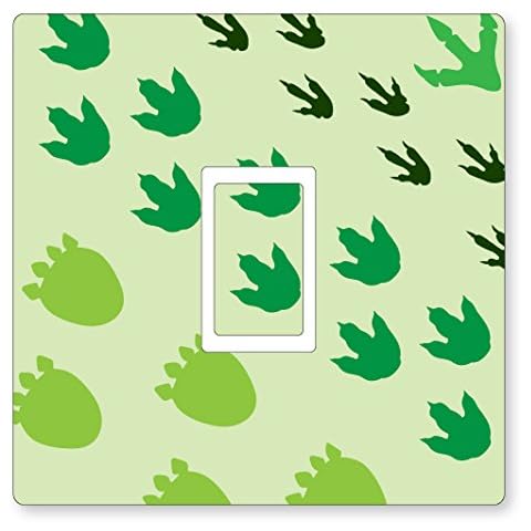 Landing Designs Dinosaur Feet Light Switch Sticker Cover