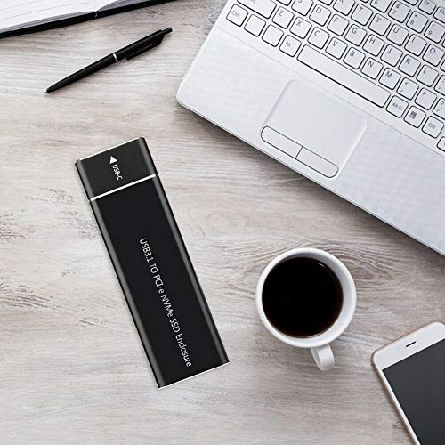 Caja Externa M.2 NVME a USB-C Gen2 10GBPS Negra miniatura 5