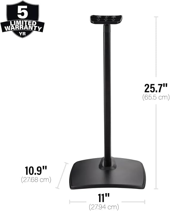 Sanus Height Adjustable Speaker Stands for Sonos Era 300TM (Pair)