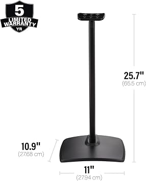 Sanus Height Adjustable Speaker Stands for Sonos Era 300TM (Pair)