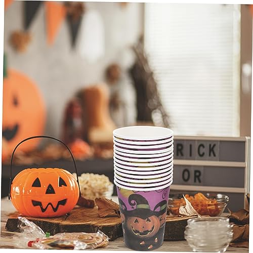 KOMBIUDA 30 Peças De Copos Descartáveis ​​Utensílios Para Servir Festa De Halloween Suprimentos De M