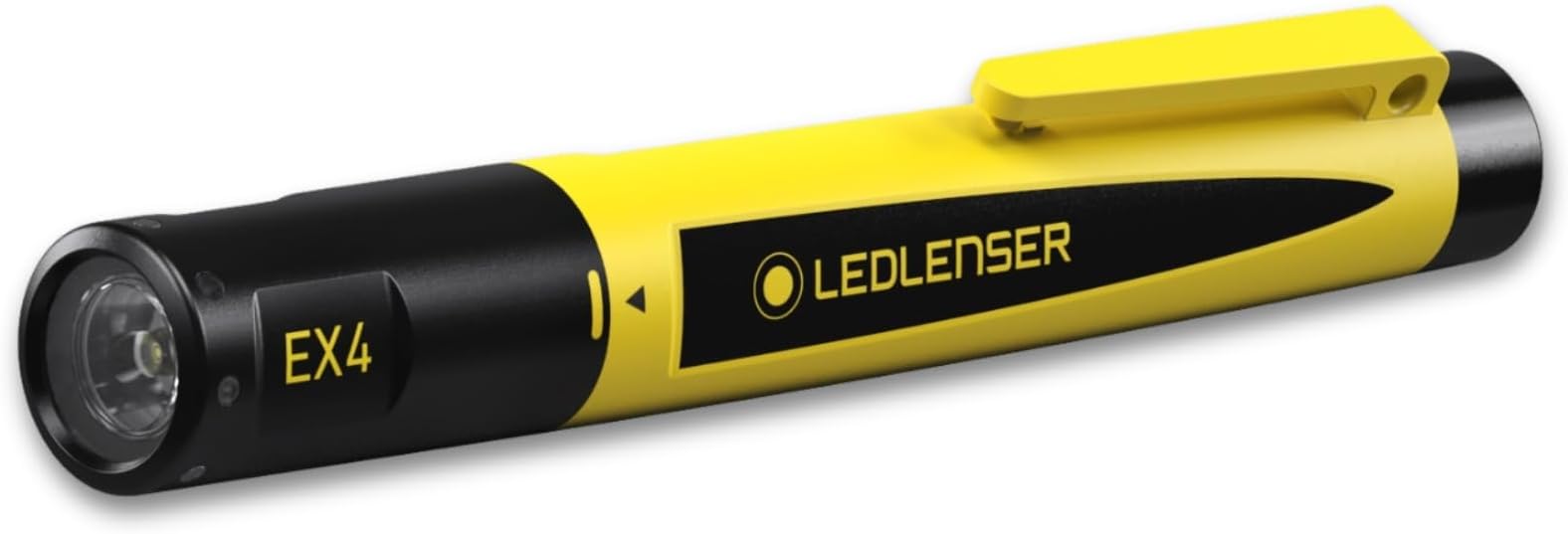 Ledlenser EX4 ATEX Zone 0 LED Intrinsically Safe Pen Torch, x2 AAA Battery, 50 Lumen IP66 Waterproof Pocket Torch, Up to 7 Hours Run Time, for Use in Explosive Atmospheres - Fuel Tanks, Grain Silos