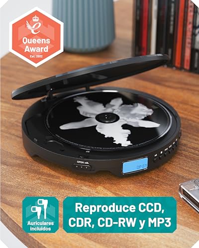 Discman Auriculares con Controles OAKCASTLE CD10 | Solución Antichoque para el Coche 4