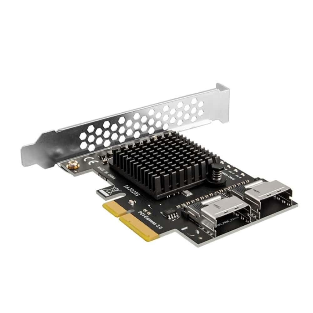 e X4 a 8087 Mini SAS/3.0 Controller a 8 porte E3.0 a 8087-8087 ASM1166 Espansione adattatore chip