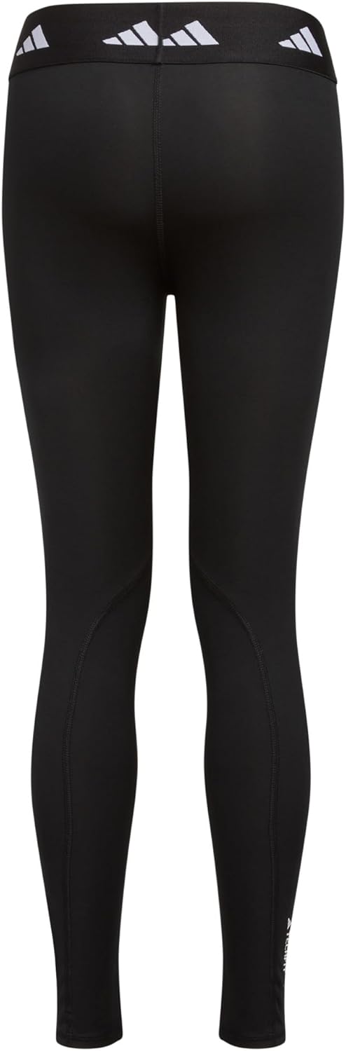 Adidas Girls Aeroready Techfit Tights Leggings - Image 2