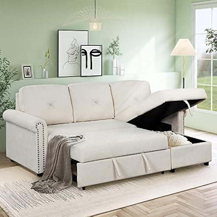 FANYE Convertible Sectional Sofa with Pull Out Nigeria Ubuy