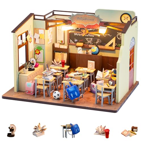 Flever Dollhouse Miniature DIY House Kit Creative Room with Furniture for Romantic Valentine's Gift(The Age of Innocence)