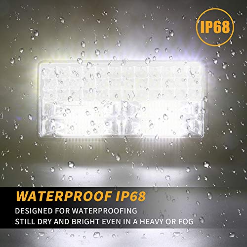 Image of HUSUKU 9 inch Led Work Light for Truck 250W Spot Flood Combo Offroad Lights Bar