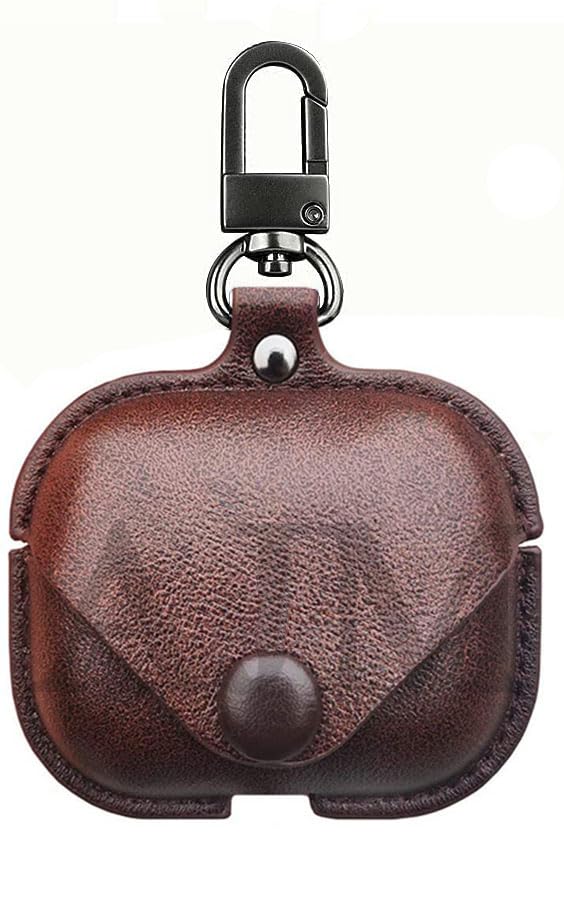 Image of AJM 360 Protection Shockproof Design Leather Case Compatible with Realme Air 5 (Brown)