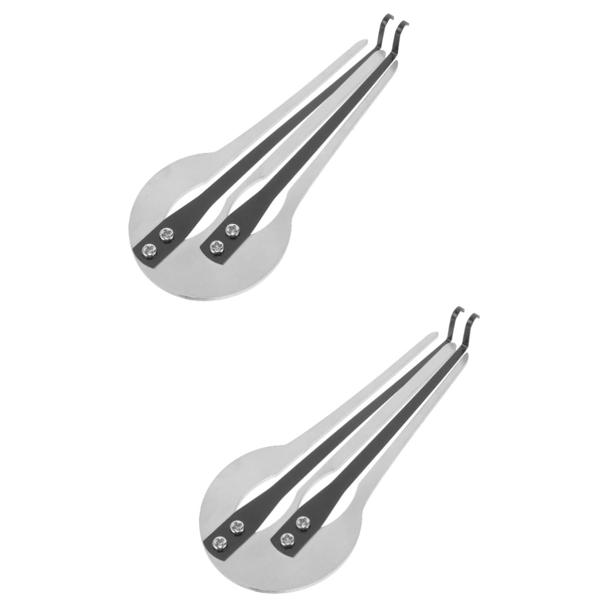 BESPORTBLE 2 Pezzi Strumento Musicale Portatile Bocca Arpa Mascella Facile da per Principianti Leggero e Compatto per Meditazione e Relax