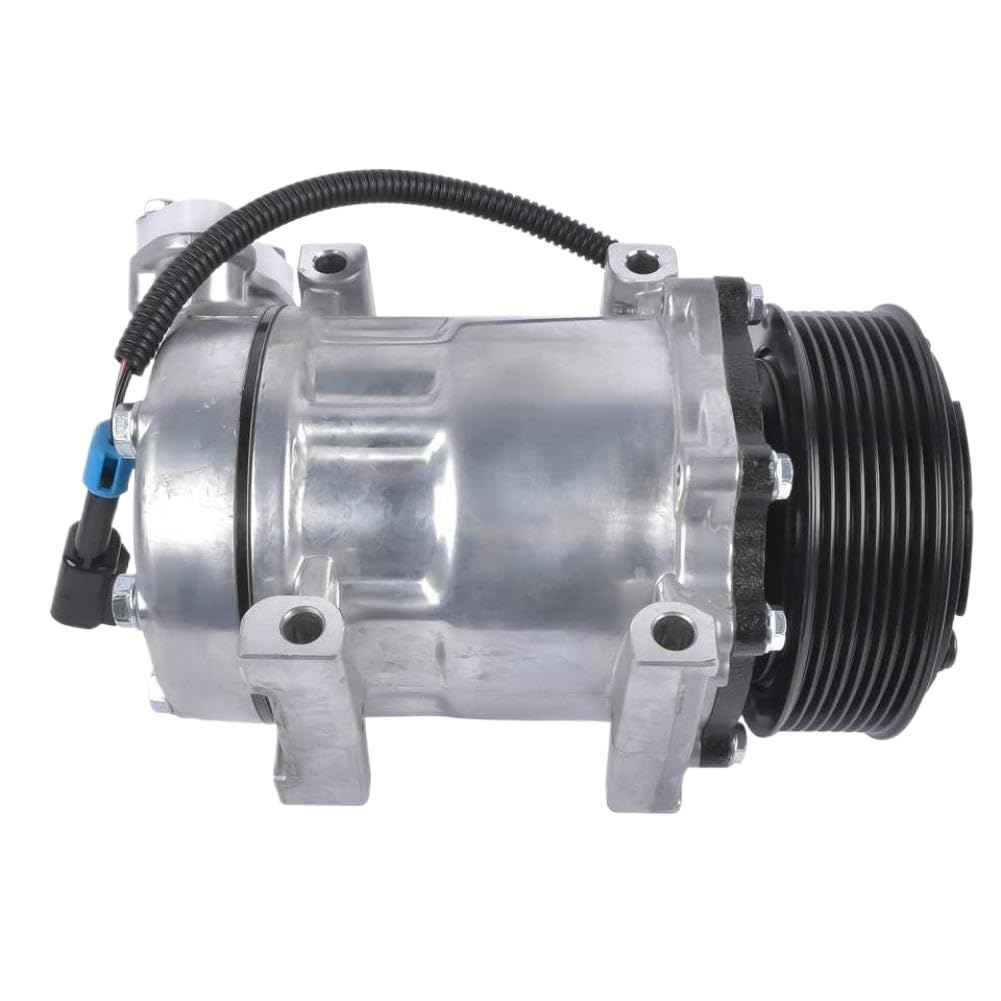 Pwuwarrkg Onecolor Ac Compressor Replacement Compatible With International 3808548C1 3808548C2 3808548C3 Sd7h15e 12V