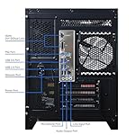 Gaming PC Desktop Computer AMD Ryzen 5 5600GT,16GB DDR4 3200MHz,1TB M.2 NVMe PCle4.0 Gen4,550W 80PLUS PSU,WiFi,Game Design Office Console,Sea View Room, Towers Prebuilt PC (Black) - Image 5