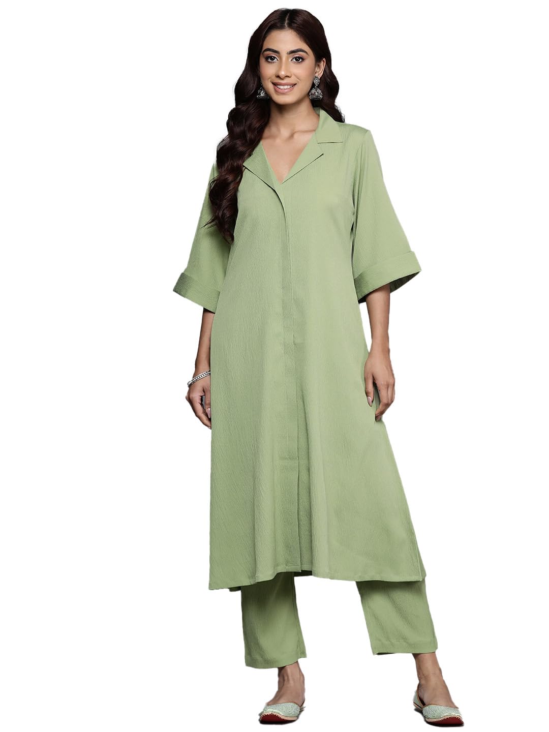 Varanga Women's Chanderi Kurta Set  Ethnic Wear For Women