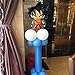 8 Pcs Dragon Ball Z Balloons,Double Side DBZ Super Saiyan Goku Gohan Character Birthday Party Decorations