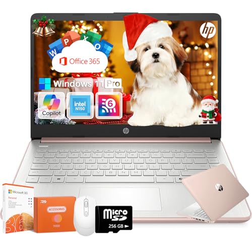 HP 14�C���`�m�[�g�p�\�R�� �w���r�W�l�X�p Intel�v���Z�b�T�[ N150 16GB RAM�A384GB�X�g���[�W (128GB eMMC+256GB MSD)�AIntel Graphics�ACopilot AI�AWindows 11 Pro�AWi-