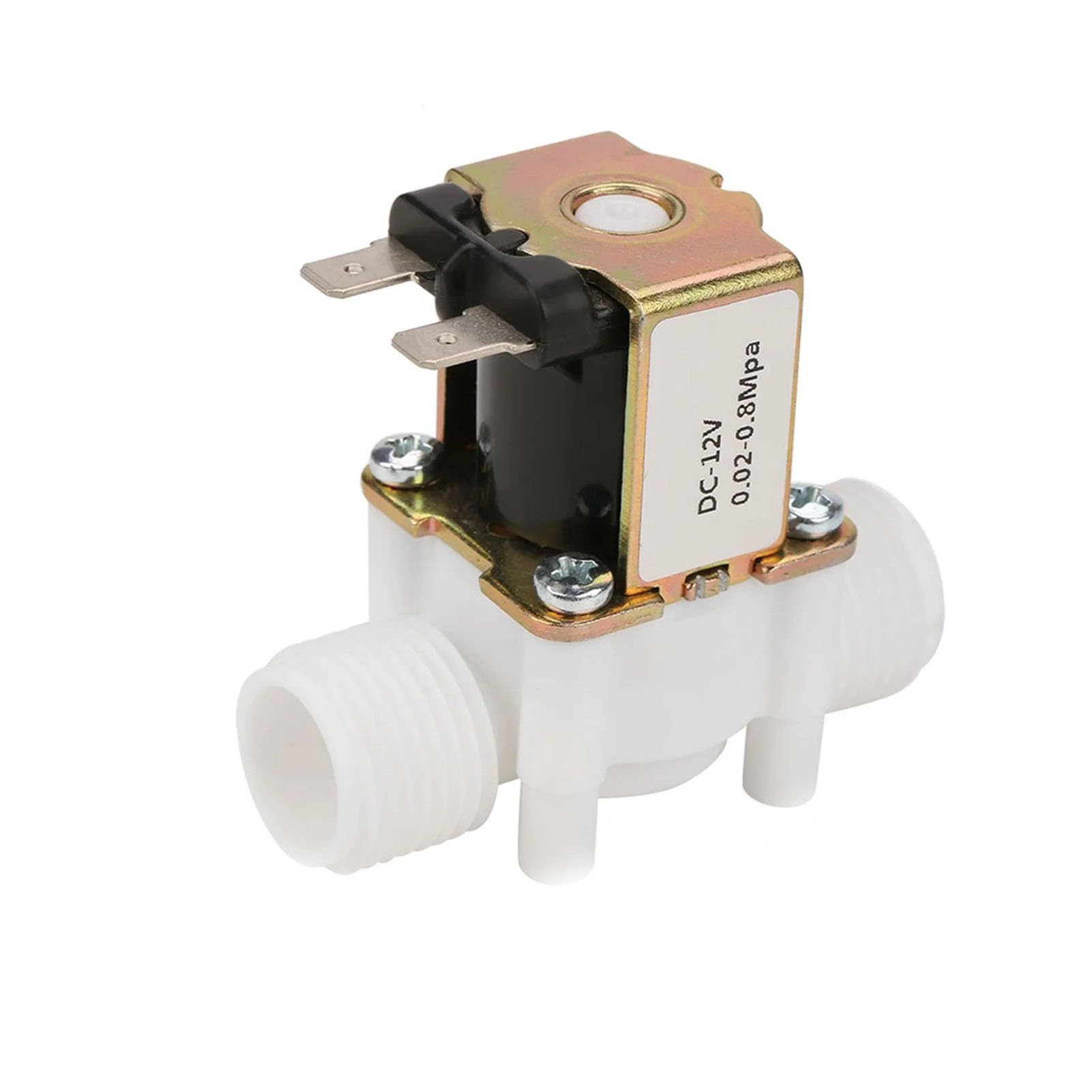 Kunyos One Color 12V G1/2" Nc Plastic Electrical Inlet Solenoid Water Valve For Dispense