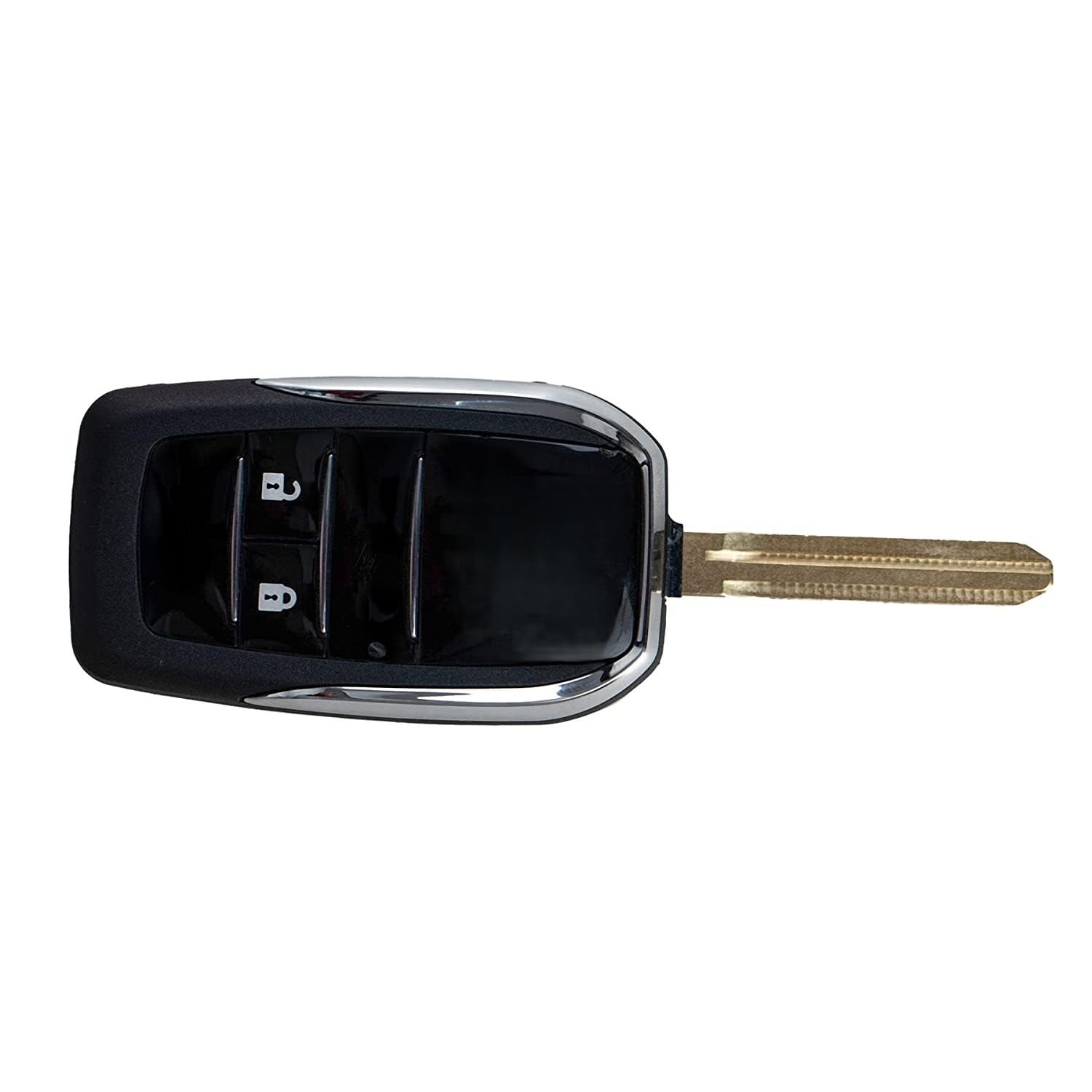 gail™ aftermarket modified 2button flip remote blank key shell 2020 for tyt innova/ fortuner/ camry/ corolla