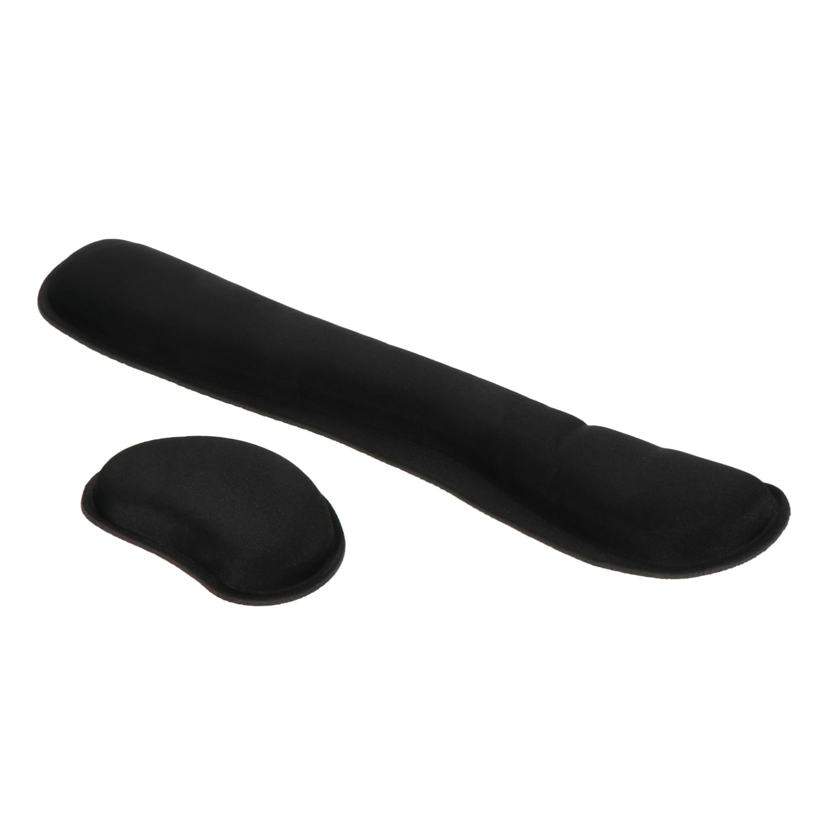 NULYLU Memory Foam Wrist Rest with Slip Base Soft Keyboard and Mouse Pad Support for Comfortable Typing and Hand Ergonomics for Office Home and School