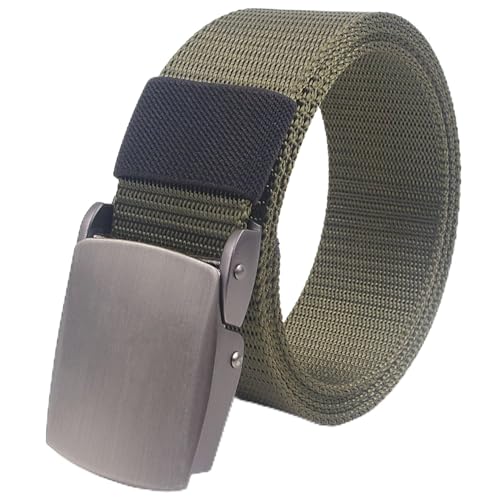 1.5 inch Nylon Utility Men Belt Outdoor Web Belt with Zinc Alloy Buckle gift for Men