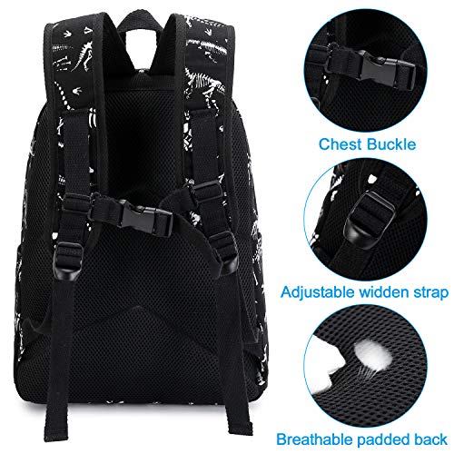 Ledaou Kids School Backpack With Lunch Box For Boy Kindergarten Bookbag School Bag Preschool Kindergarten Toddler Backpack (Luminous) #TOP5