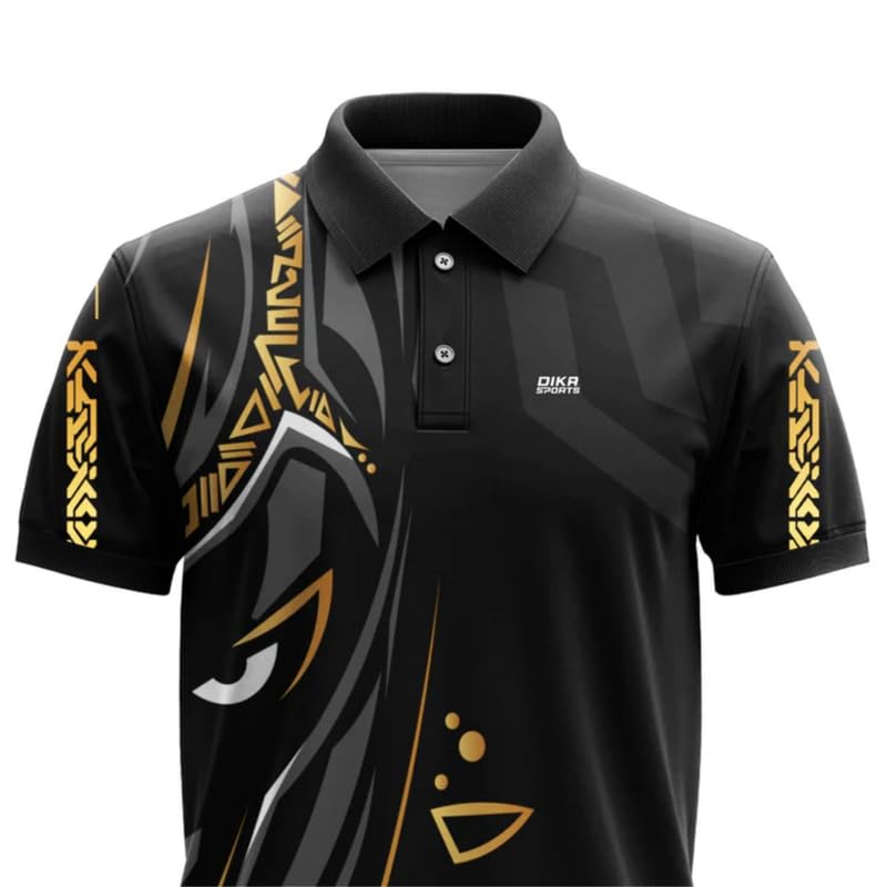 Dika Sports Cricket Jersey Gold - Image 3