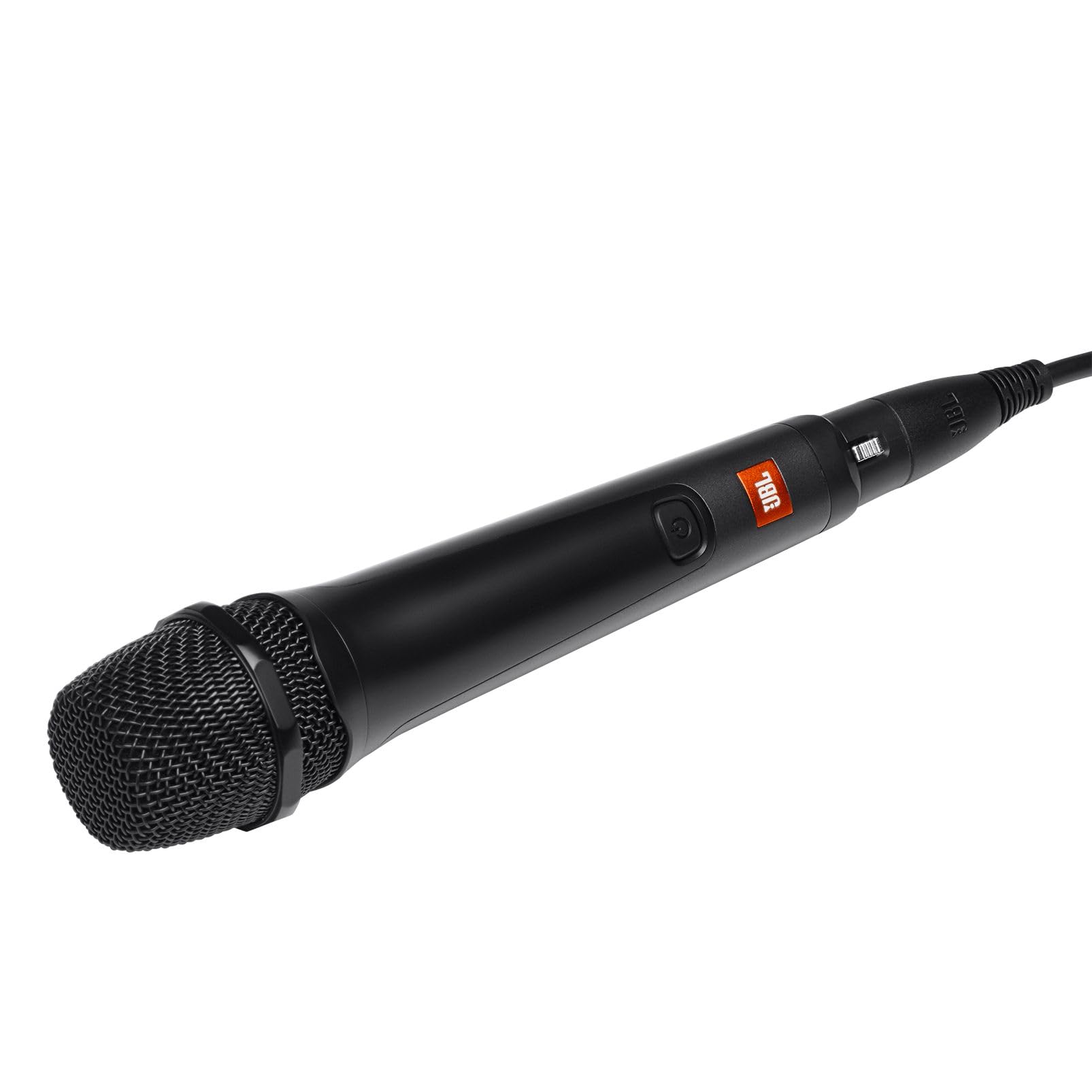 JBL PBM100 Microfono Dinamico Cardioide con Filo, per Voce, Canto, Karaoke, Compatibile con Altoparlanti JBL PartyBox , Alta Qualità, Cavo Jack 6,3 mm e Adattatore 3,5 mm, Nero