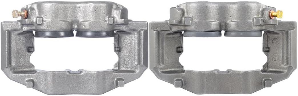 Front Disc Brake Caliper - (2X) Automotive Replacement Brake Calipers Without Pads - Left Right Side for E-250 Econoline 1980-1985 for E-250 Econoline Club Wagon 1980-1985