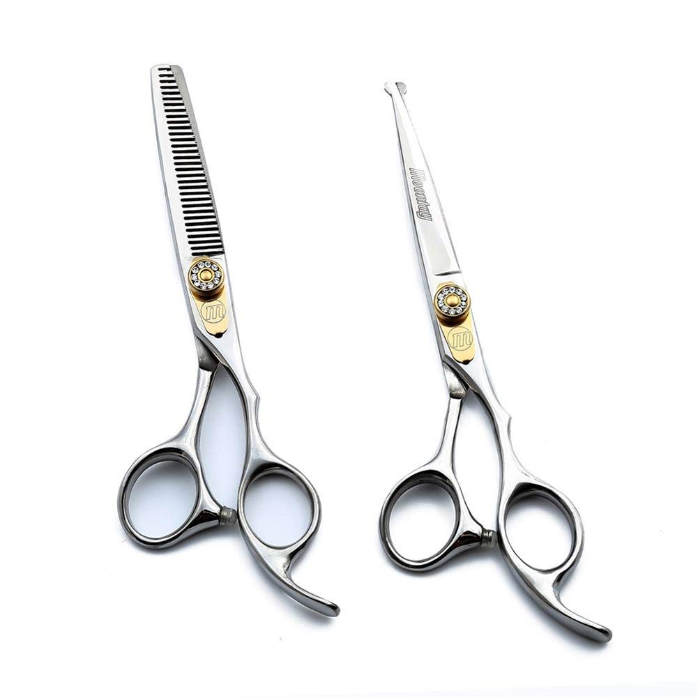 Ciseaux de coiffure enfants à tête ronde pour désépaissir et couper les cheveux longs