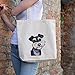 HIPPIE HOUND STUDIOS Schnauzer Tote Bag - Schnauzer Lover Gift - Gifts for Mom - Handmade Totes - Schnauzer Canvas Totes - Cute Schnauzer Reusable Shopping Bag - Grocery Bag - Handbag - Beach Bag